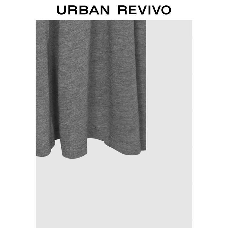 UR 2025 Autumn Women's Drapey Pleated Skirt