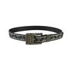 Stylish Unisex Faux Leather Belt With Metal Buckle Belt Paired Jeans With