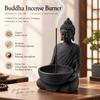 with Ash-Catching Chinese Zen Incense Stick Holder Meditating Monk Stick Incense Holder  Home Decor