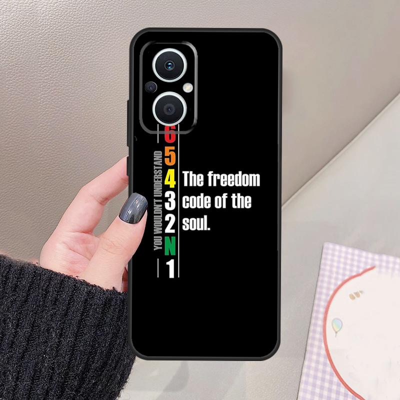 1N23456 Motorcycle Funda For OPPO Reno 10 11 12 13 14 Pro 8 7 Lite 11F 12F 13F 14F OPPO Find X8 X5 X6 Pro Case