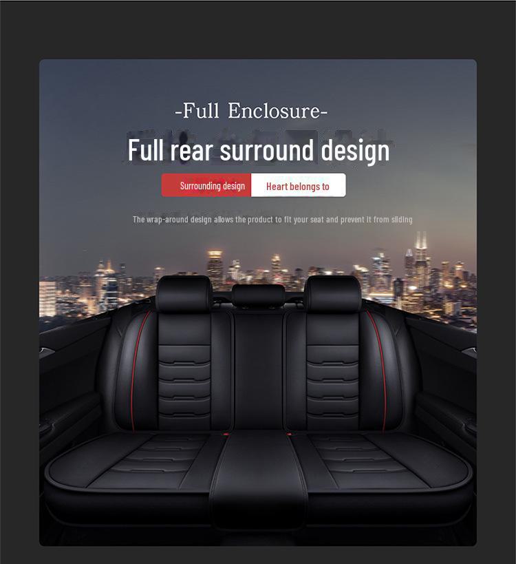 2024 All-Inclusive Full Leather Universal Car Seat Cushion for All Seasons