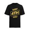 MAY THE 4TH BE WITH YOU Für Star Wars Fans Bio Baumwolle T-Shirt