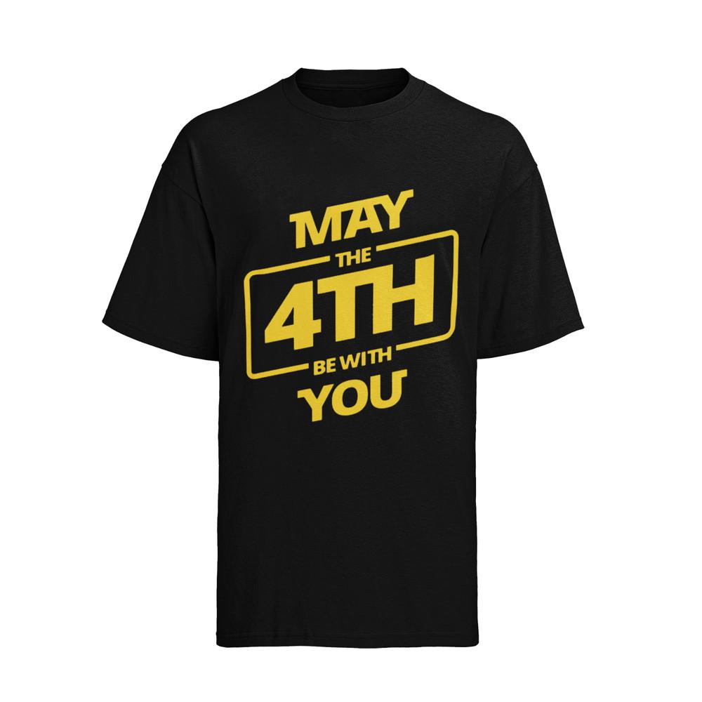 MAY THE 4TH BE WITH YOU Für Star Wars Fans Bio Baumwolle T-Shirt