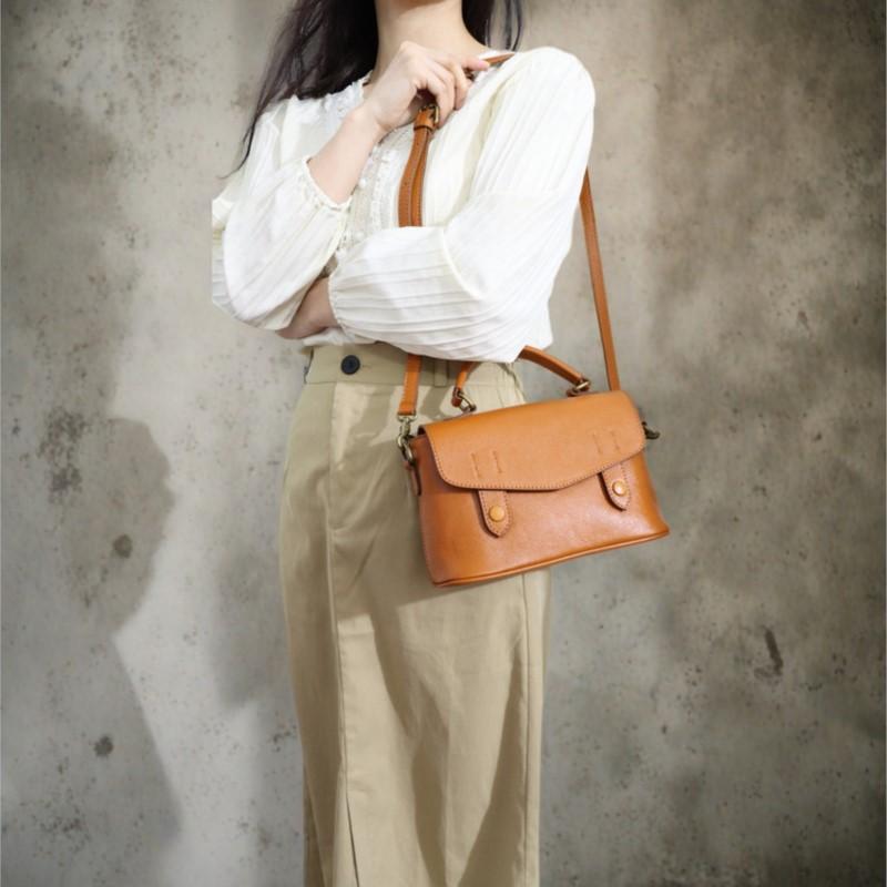 Johnature Real Cowhide Women's Bag Shoulder Bag High-end Crossbody Bag Large Capacity Women's Handbag