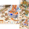 Plastic Construction Toy Box For Kids With Screwdriver Tools For Play And Imaginative Repair