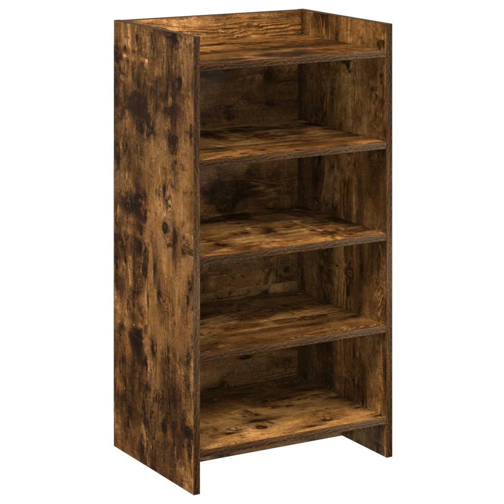 Shoe Cabinet Smoked Oak 48 x 36 x 92 cm Engineered Wood