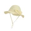 Summer Children's Sun Hat Cute Bow Breathable Six Bucket Hat Baby Girl Big Eaves Sun Hat