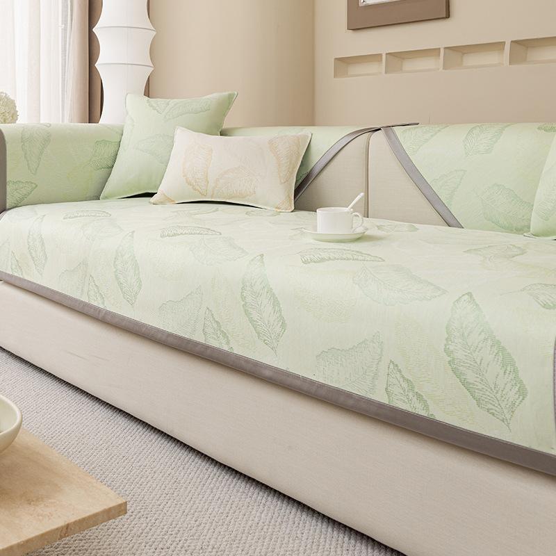 

Summer Ice Silk Sofa Cushion Mat Seat Cushion New Sofa Cover Non-Slip Sofa Seat Cushion Cover Cloth Ice Cushion 70*70cm
