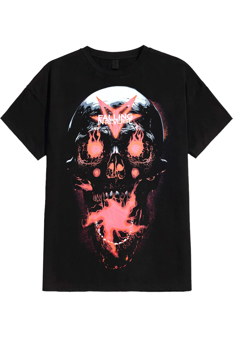 Rock Punk Tshirts Fall on The Reverse Graphic Cotton Tshirt Casual Loose Streetwear New Mens Womens Print Cotton Tshirt S