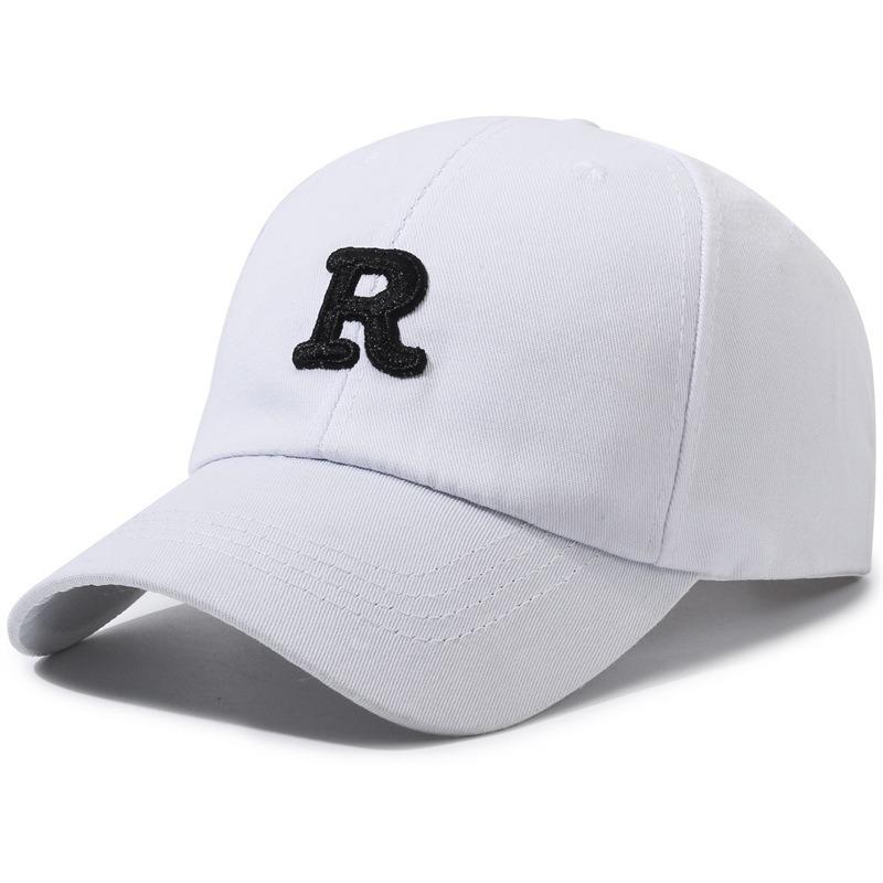Letter Embroidered Baseball Cap, Casual Versatile Cap, Men's and Women's Outdoor Sunshade Curved Brim Hat
