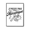 Poster - PLANETEE - Collection « I Can't Minimalist » - I Can't I Have Mechanics - A2 - 310 G/m² Pearl Photo Paper