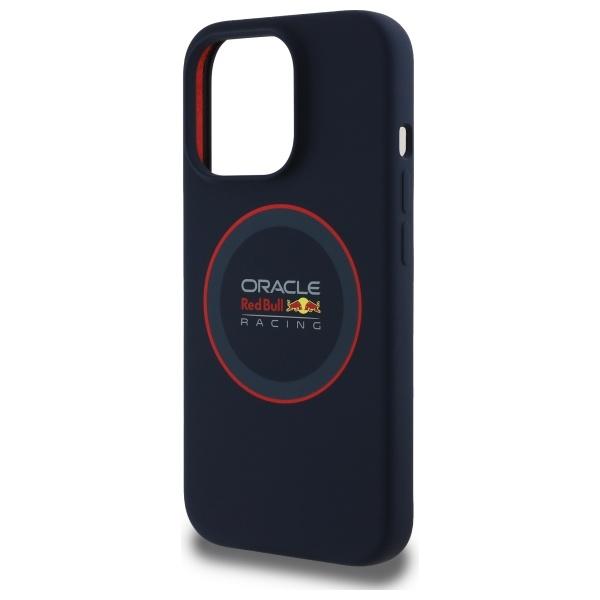 Red Bull Rbhmp14L24Siilvr Iphone 14 Pro  6.1 Hardcase Granatowy/Navy Silicone Red Ring Magsafe