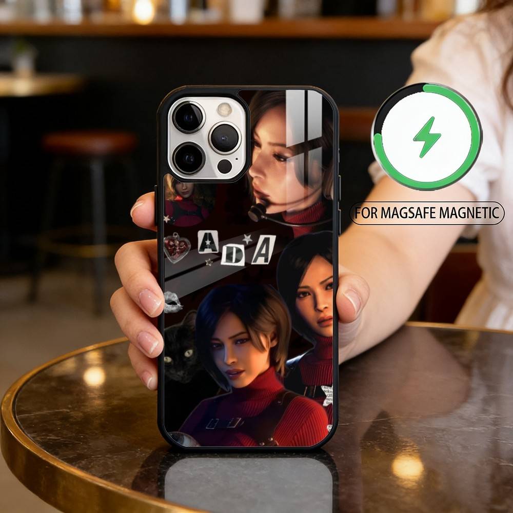 

Ada Wong R-Resident E-Evil Phone Case For iPhone17,16,15,14,13,12,11 Plus,Pro Max Magnetic For Magsafe Wireless Charging iPhone14PRO