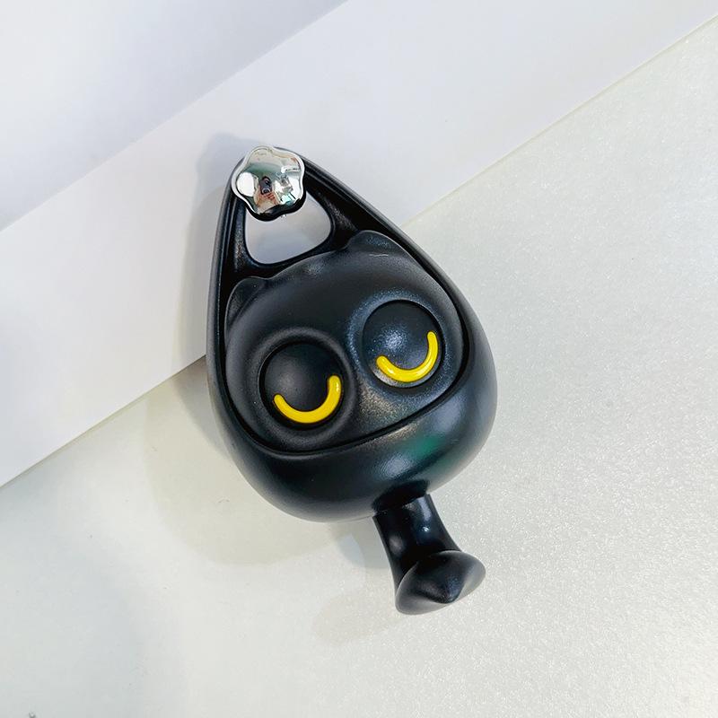 Household Creative Cat Hooks Will Blinking Eyes Cute Sundry Storage Hangers Girl Heart Macaron Strong Sticky Hooks