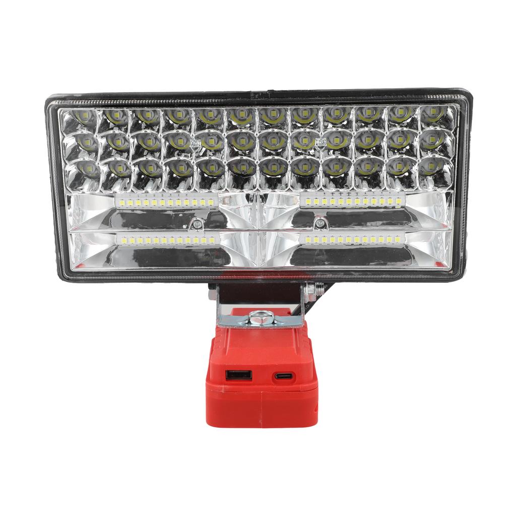 Adjustable Brightness Cordless Work Light Work Scenarios Outdoor Events Use Rotatable Light Vehicle Maintenance