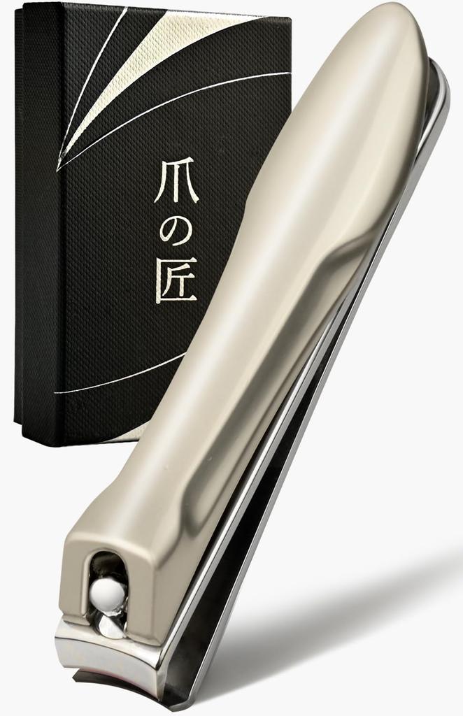 Made In Japan Nail Premium Nail Champagne Platinum [Established Brand] Laser-Hardened Clippers, Series, Ultra-Durable, Sharp, DRACY, Artisan, Gold,