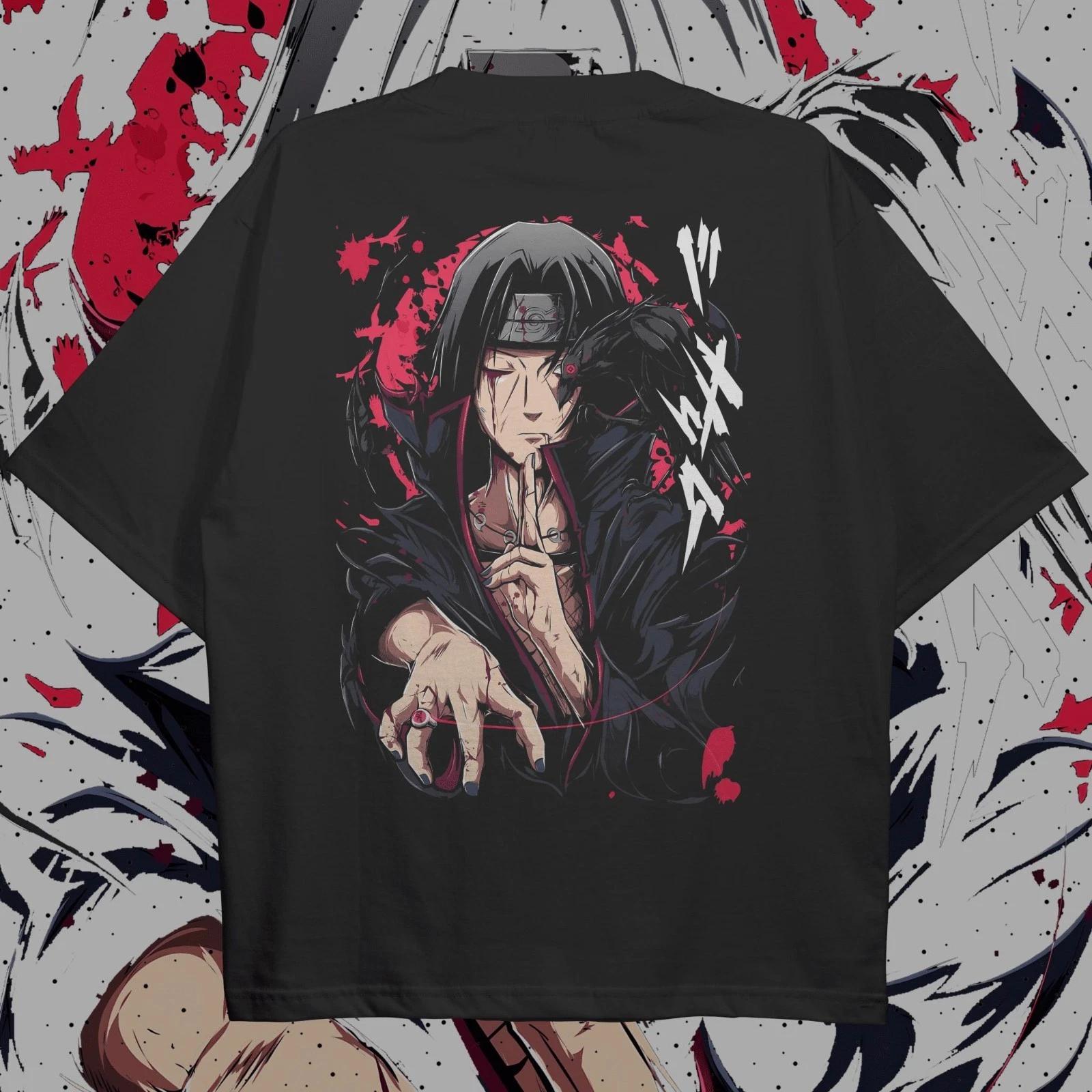

Itachi Uchiha Shirt – vintage anime graphic shirt, unisex manga t‑shirt, ninja f M