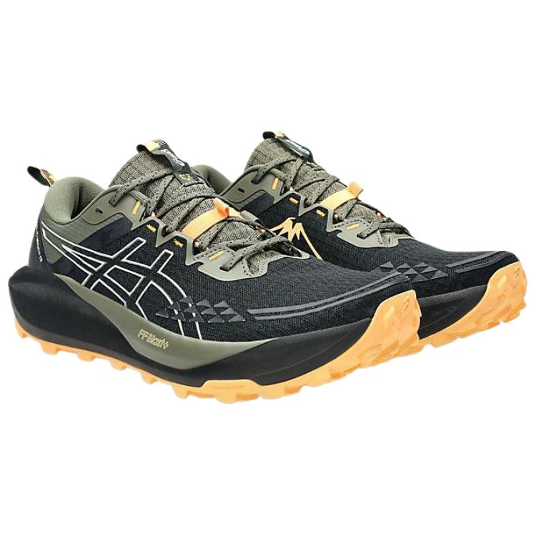 Asics Gel Trabuco 13 Černá Olivová Krémová Pánské Tenisky 1011B973-002