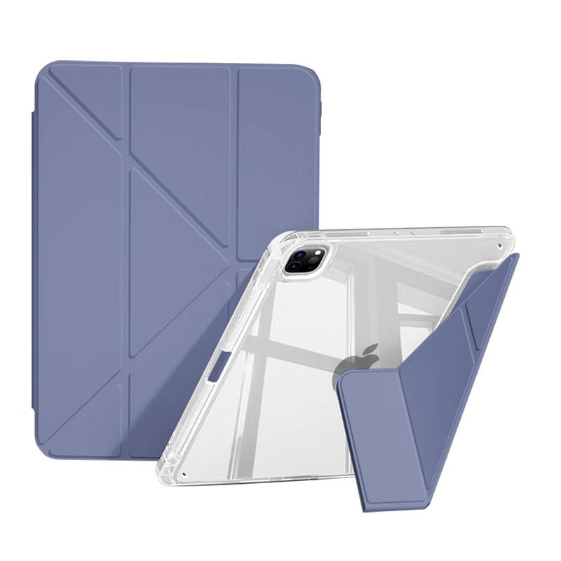 Met Penhouder Slimme Hoes voor IPad Air 4e 5e 6e A19 12e A16 11e 10e Pro 11 12.9 13 Air 11 M4 M3 10.2 9e 8e 9.7 Mini 7 6 iPad mini 6 8.3inch