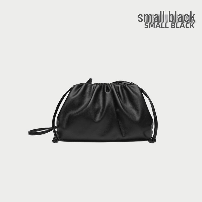 High-End Textured Cloud Dumpling Women's Shoulder Bag - Niche Pleated Design