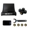 Solar Power USB TPMS Car Tire Pressure Monitoring System LCD 4 External / Internal Sensors for SUV  Sedan Temperature Warning