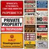 Warning Beware Of Metal Signs Vintage Plaques Tin Sign Boards Home Wall Decorations Bar Clubs Mens Cave Art Painting Posters Gifts X2409281