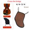 Cushion Violin Chin Rest Pad Protector Fiddle Soft Cotton Cover  String Instrument Accessories