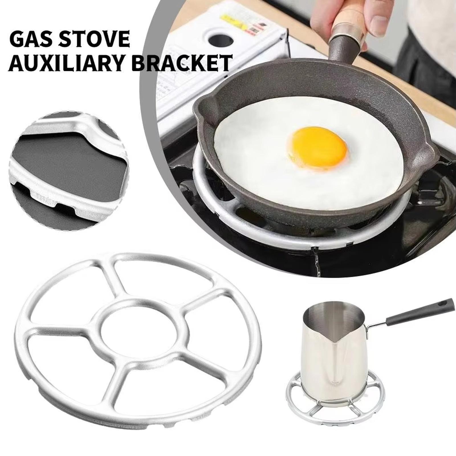 Gas Stove Rack Universal - Support for Wok Milk Pot Cookware Accessories one size серебряный