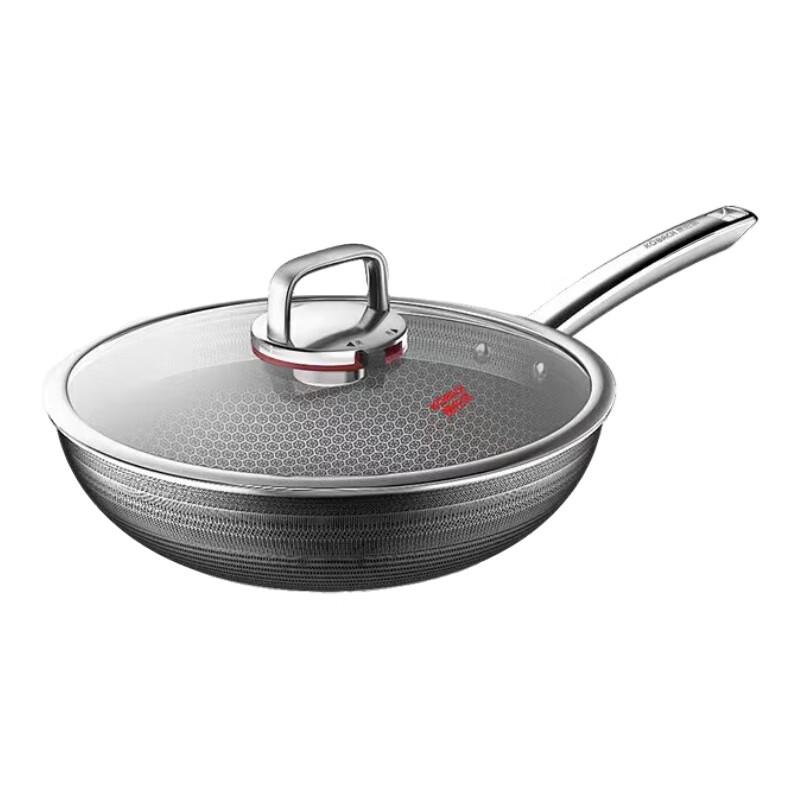 KBH 6th Gen Red Dot Temp Control Honeycomb Non-Stick Wok