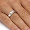 Micro-Inlaid Zircon Ring For Women, Light Luxury Texture Design Ring, Fashionable Hit