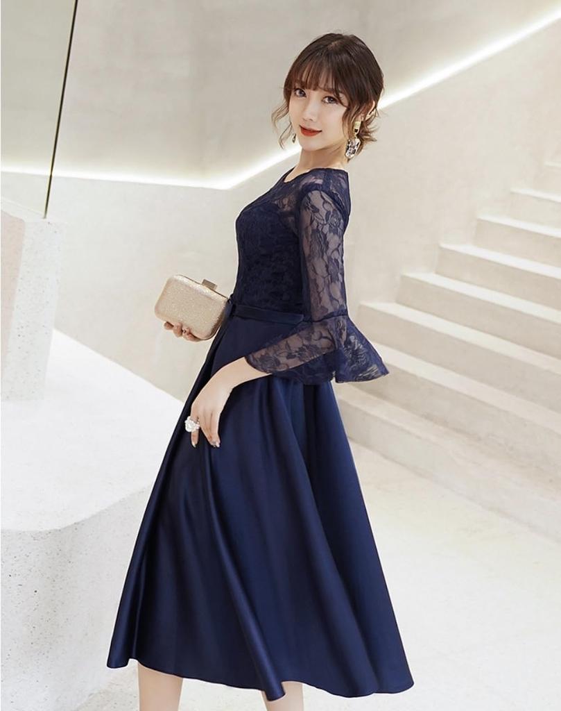 EightSTAR Dress Wedding Dress with Perfect for and Receptions Sleeves, A-Line, Flared, Midi/Knee-Length, Lace, Organza, After-Parties, Thank-You