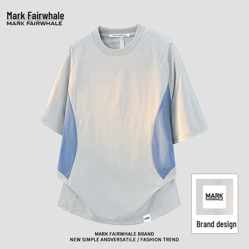 Mark Fairwhale Color-block Short Sleeve T-Shirt