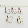Heart-Shaped Double-Layer Metal Holder for Sticky Notes, Photos, Table Numbers, and Business Cards