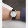 No Q Q [citizen Q Q] Watch Analog Waterproof Leather Strap Q996 304 Men S White