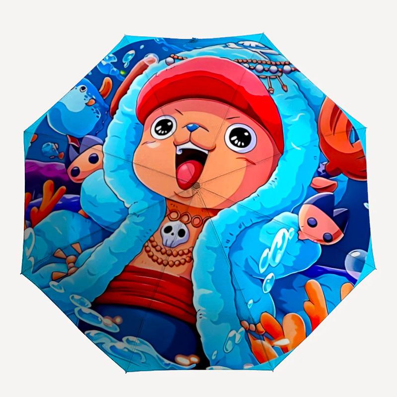 

1PC One Piece Pattern Automatic Folding Umbrella, Portable Collapsible Design, Casual Outdoor Accessory, For All Seasons yy250912023
