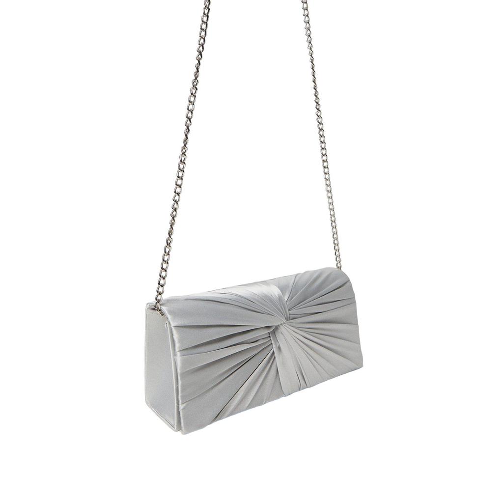 Dorothy Perkins Beauty Satin Twisted Clutch Bag