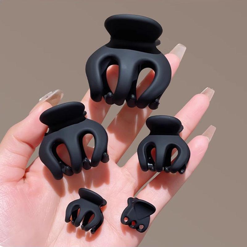 Pumpkin Small Grab Clip Large Meatball Headband Hair Clip High Ponytail