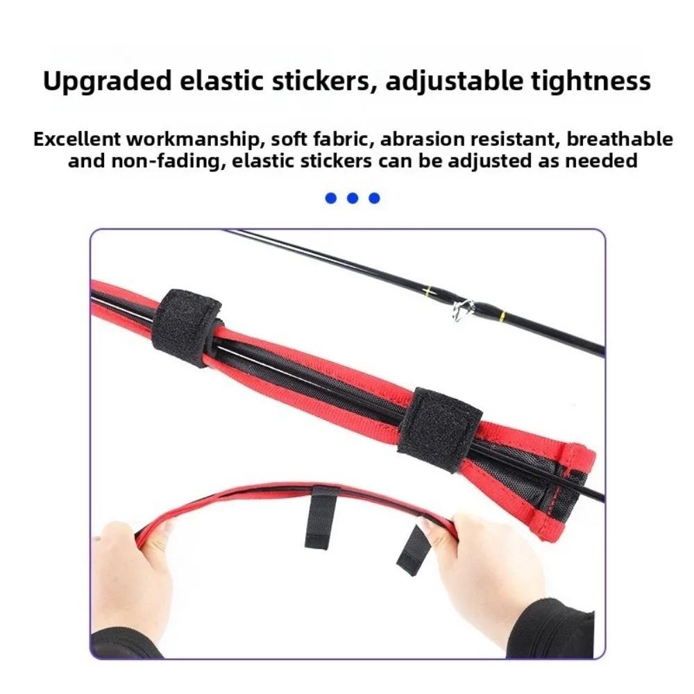 Protector Portable Fishing Rod Tip Cover Foldable Tubes Rod Tip Case Protective Cover Tackle Tubes Outdoor Fishing