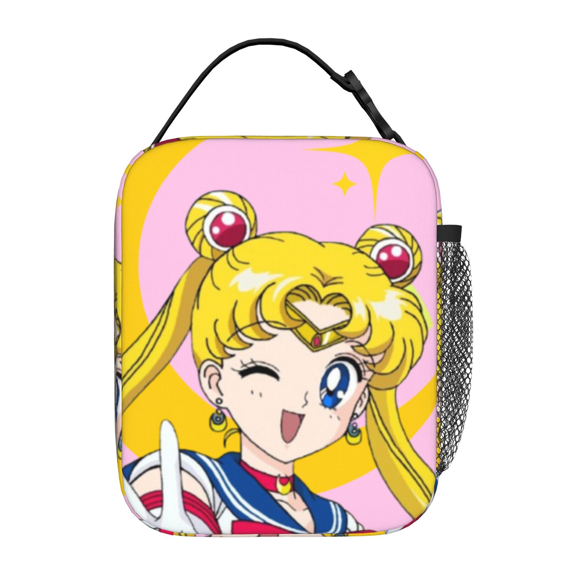 Back to school season Sailor Moon Meal Bag Lunar Hero (2) Vintage Good Quality Multi-Function Heat Preservation Lunch Bag One Size