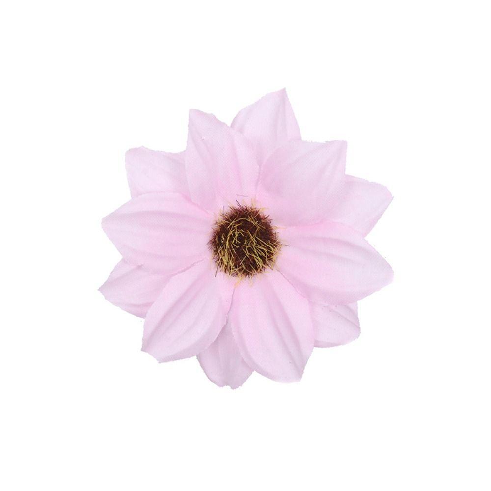 10pcs Flexible Artificial Chrysanthemum 5.5cm Faux Daisy Flower Mini Gerbera  Home Decoration Style 3