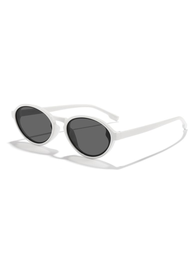 New Fashion Narrow Oval Sunglasses Tortoiseshell Accent UV Blocking Street Style Shades For Ladies KJ113