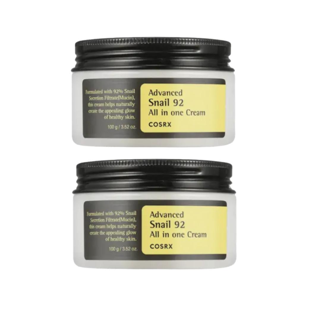 

COSRX Advanced Snail 92 All In One Cream 100 ml – “Buy 1 Get 1 Free” Double Pack