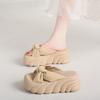 7Cm thick-soled slippers women's summer outer wear height-increasing muffin-soled sandals new women's sandals going out