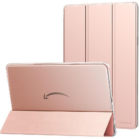 MoKo Case Fits Kindle Fire Max 11 Tablet (13th Gen, 2023 Release) 11" - Slim PU Leather Trifold Stand Cover for Kindle Fire 11 Tablet Colored Hard