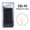 12 Lignes 5D En Forme W Cils D Volum De Rideux Extensions De Cils 0,05 Mm D'épaisseur Fornitures D'extension De Cils Faits À La Main