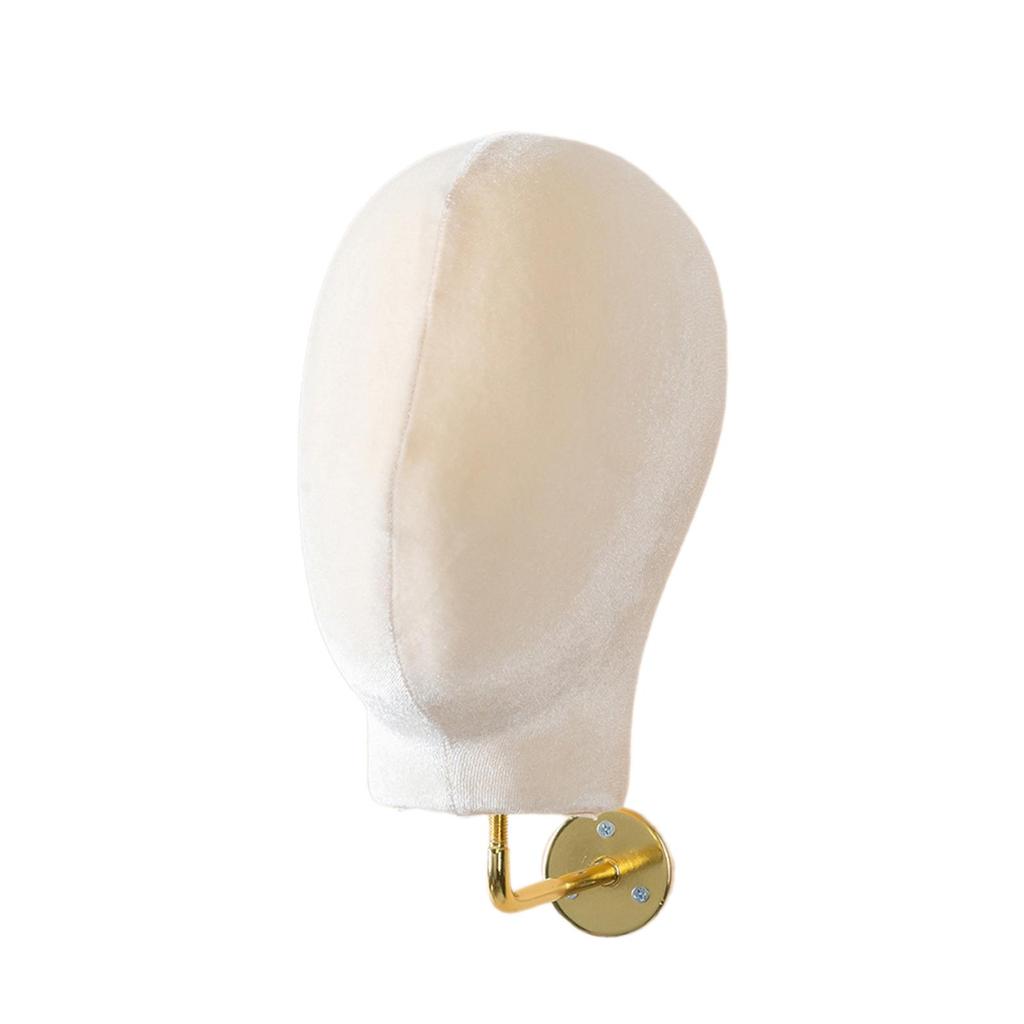 Mannequin Head Model Wall Mounted Wig Holder Multipurpose Wig Storage Hanger