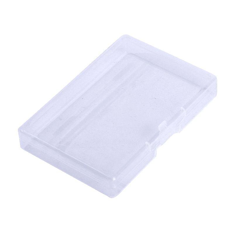 Transparent Rectangular Plastic Storage Box for Hardware and Small Items