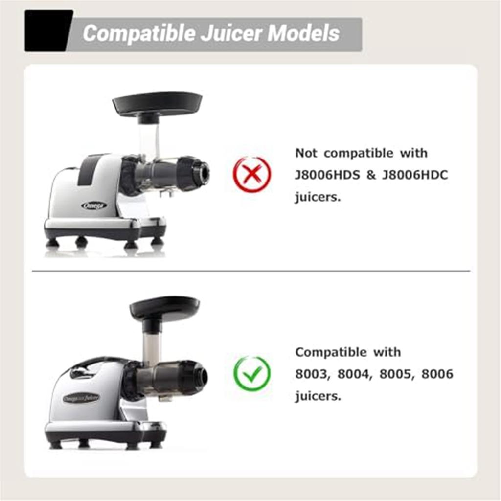 8006 Estrattore di Succo Verticale a Masticazione per Omegae 8006, 8005, 8004, 8003 Filtro per Succhi Filtro per Succhi Tamburo