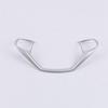 Matte Silver Steering Wheel Frame Cover Trim For - Ford Explorer 1pcs
