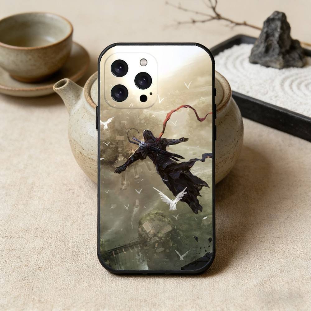 AssassinsY Creeds Phone Case For iPhone 16,15,14,13,12,17,Pro Max,Plus Silicone Black Case
